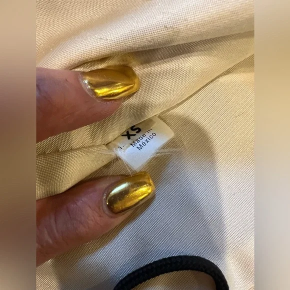 Ren Ellis Southwest Beaded Women Leather Jacket with Fringe - Picture 11 of 12